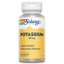 Solaray Kalium 99 mg - Electrolyte Balance Formula - Kaliumsupplement voor Elektrolyten, Bloedvat- en Hartgezondheidsondersteuning - 60 dagen geld terug garantie, Lab geverifieerd, 100 porties, 100 VegCaps
