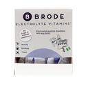 Brode Electrolyte Vitamine - Draagbare Zero-Sugar Electrolyte Tablets - voor Sport, Nachtleven, Jet Lag, 5 Essentiële Elektrolyten + 9 Vitaminen 100-Packets