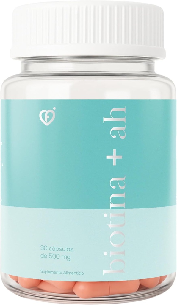 CF CARO FIT - BIOTIN 300 MCG Plus HYALURONIC Acid 100 Capsules van 500 MG Hydraterende huid en haar