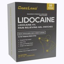 CARELAND 4% Lidocaine Gel Patch, 35 Count Maximale sterkte pijn Patches voor spierverlossing in nekknie rug en schouders ongeparfumeerde Numbing Patch voor kalmerende zenuwen, gewrichten