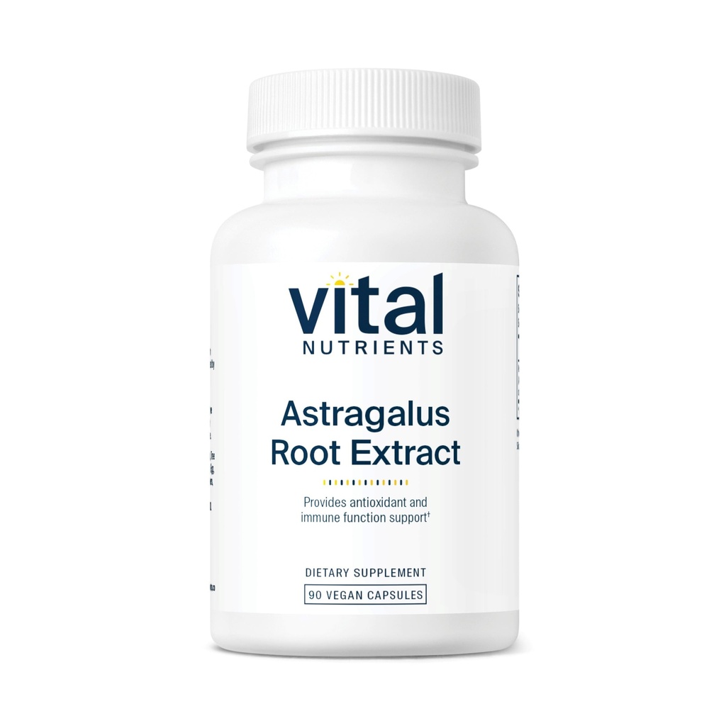 Vitale voedingsstoffen - Astragalus Root Extract - Vegan Formula - Kruidenondersteuning voor het immuunsysteem - 90 Vegetarische capsules per fles - 300 mg