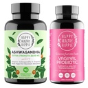 Happy Healthy Hippie Vaginal Probiotiques pour les femmes et l'ashwagandha biologique