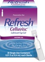 Verversen Celluvisc Lubrican Eye Gel voor droge ogen, conserveringsvrije druppels, 0,01 Fl Oz Containers voor eenmalig gebruik, 30 Tel.