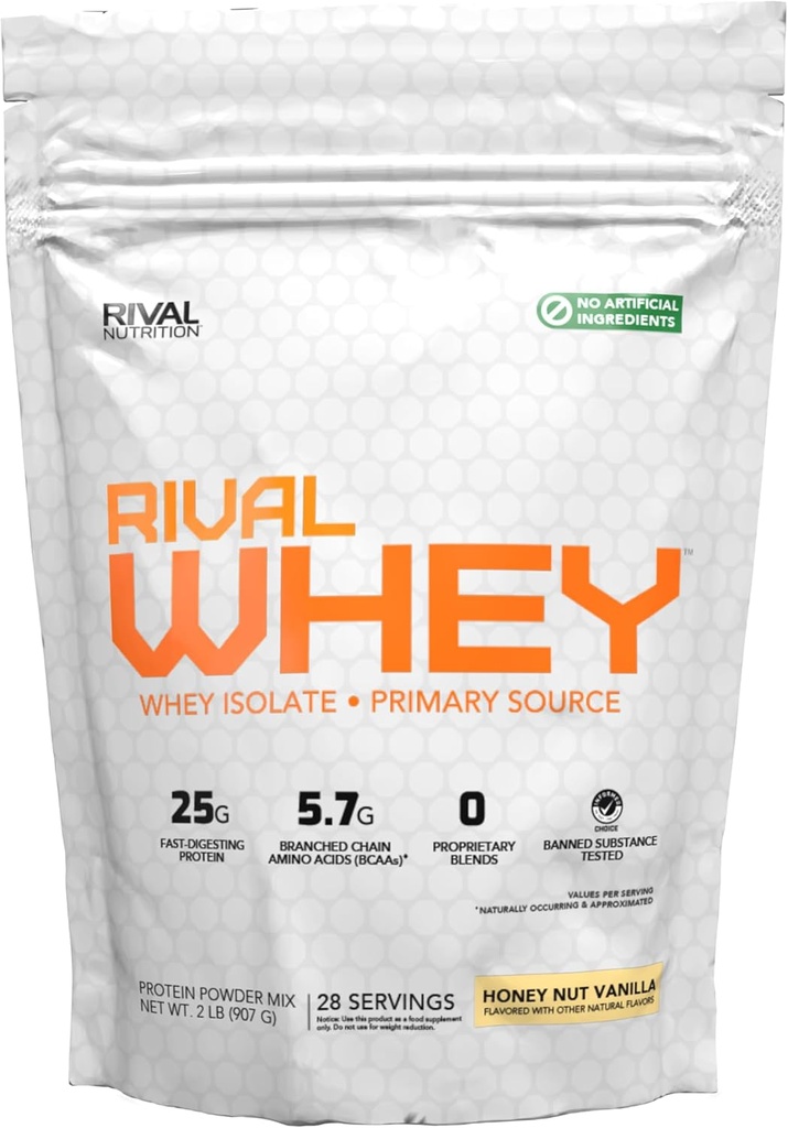 Natuurlijk smaak Rivaal Wei - Honey Nut Vanilla 2lb