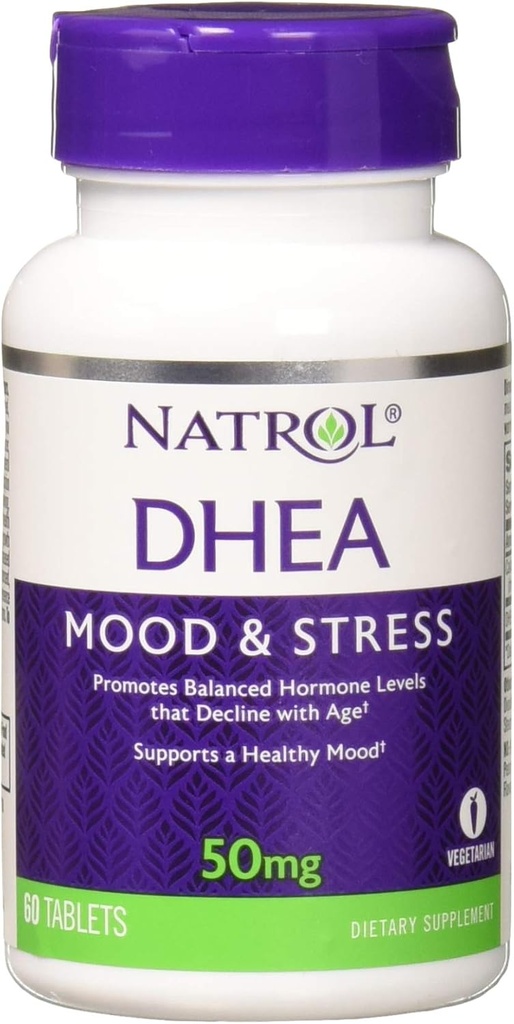 Natrol DHEA 50mg, 60 tabletten (verpakking van 3)