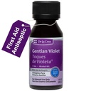 De La Cruz Gentian Violet - Violeta de Genciana 1% Eerste Hulp Antiseptisch voor snijwonden, schrammen en brandwonden, 1 FL OZ
