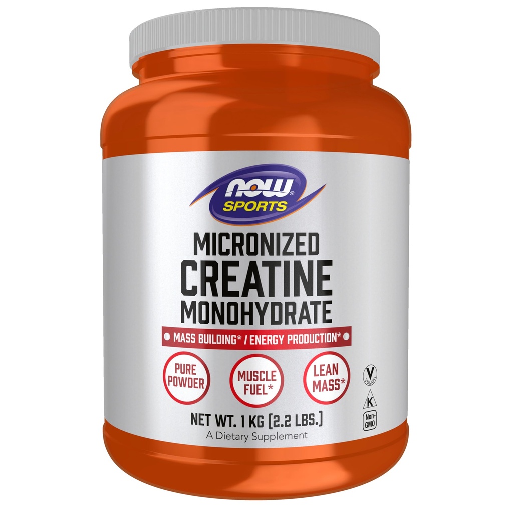 Nu Sportvoeding, Micronized Createine Powder 500 g, Mass Building*/Energieproductie*, 1 kg.