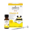 De vitamine D druppels van Zarbee voor zuigelingen, 400IE (10mcg) Baby & peuter vloeibare supplement, pasgeboren & up, druppel spuit inbegrepen, 0,47 Fl Oz