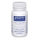 Encapsulations pures Pycnogenol (extrait d'écorce de pin) 50 mg de supplément hypoallergénique pour soutenir la fonction cognitive et la santé cardiovasculaire 60 capsules