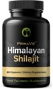 Shilajit Capsules Hoge sterkte Gezuiverd Primavie Shilajit Geoogst op 10.000 Voeten uit het Himalaya gebergte Rijk aan Fulvic Acid & Trace Minerals 3rd Party Getest 100% Natural Made in the USA (60)
