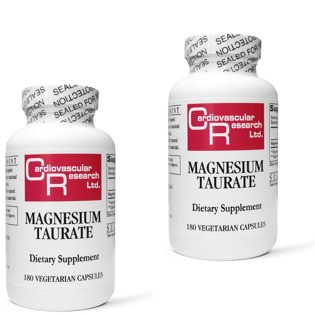 Cardiovasculair onderzoek EFM-MGT180X2 180 capsules, Magnesium Tauraat (verpakking van 2)
