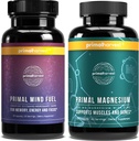 Primaire Oogst Mind Brandstof & Magnesium Glycinate Supplementen voor vrouwen en mannen Magnesium en Mind Fuel Booster Pillen Bundle