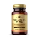 Solgar Vitamine B6 25 mg, 100 comprimés - soutient le métabolisme énergétique, la santé cardiaque et le système nerveux sain - supplément complexe B - végétalien, sans gluten, sans lait, sans casher - 100 portions