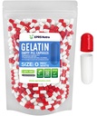 XPRS Nutra Maat 0 Lege capsules - 500 Telle Lege Gelatine Capsules - Pillen DIY Capsule Vulling - Pure Bovine Pill Gel Caps for Do-It-Yourself Supplements (Rode/Wit)
