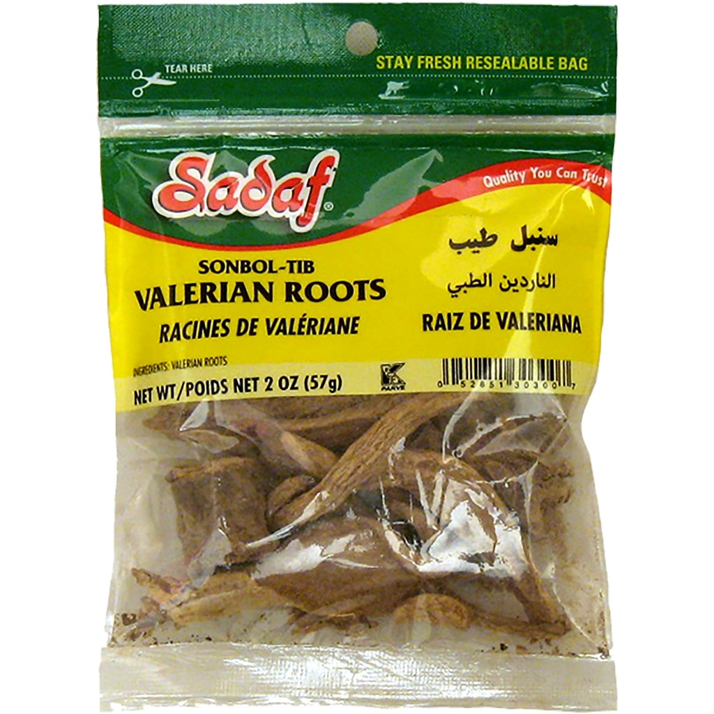 Sadaf Racines valérianes - La racine valériane (Valerian officinalis) - Faites votre thé valérian - 2 oz. Sac