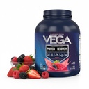 Vega Sport Poudre de protéines végétales + récupération - 30g Protéines végétales par portion, Berry, 45 portions, 5g BCAAs, Probiotiques, NSF certifié, Pour Shakes & Smoothies, 4,2lbs (Packaging May Vary)