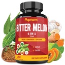Organische Bitter Meloen Extract Capsules - Gecombineerde Neem, Fenegriek, Curcumine, Knoflook & Papaya - 150 Tellen gedurende 5 maanden - Ondersteunt Lichaam, Digestief, Huid, Immune & Algemene Wellness