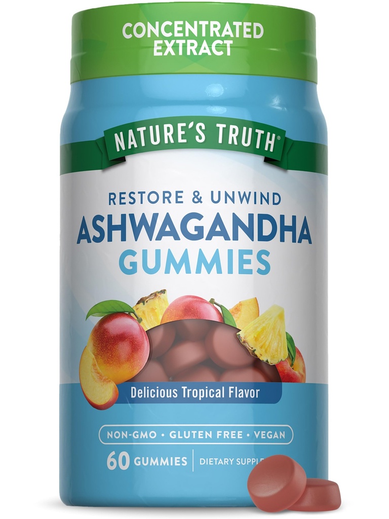 De waarheid van de natuur Ashwagandha Gummy's 60 Telling 