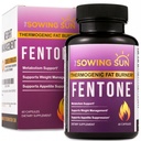 Fentone Thermogenic Fat Burner Energy Booster, Appetite Suppressant, Klinisch bestudeerd gewichtsverlies, Fat Burning, Fenylethylamine HCl, L- Carnitine, Ketones - 60 Diet Pillen (1)