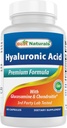Best Naturals Hyaluronic Acid 100 mg 60 Capsules - Ondersteuning gezonde gewrichten en jeugdige huid