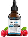 B12 Plus Liquid Vitamin B Complex Supplement - B Complex Vitamin Supplement - 2 maanden levering - Energie Ondersteuning Supplement - Vegan - Non-GMO - Glutenvrij - 2 Fl Oz