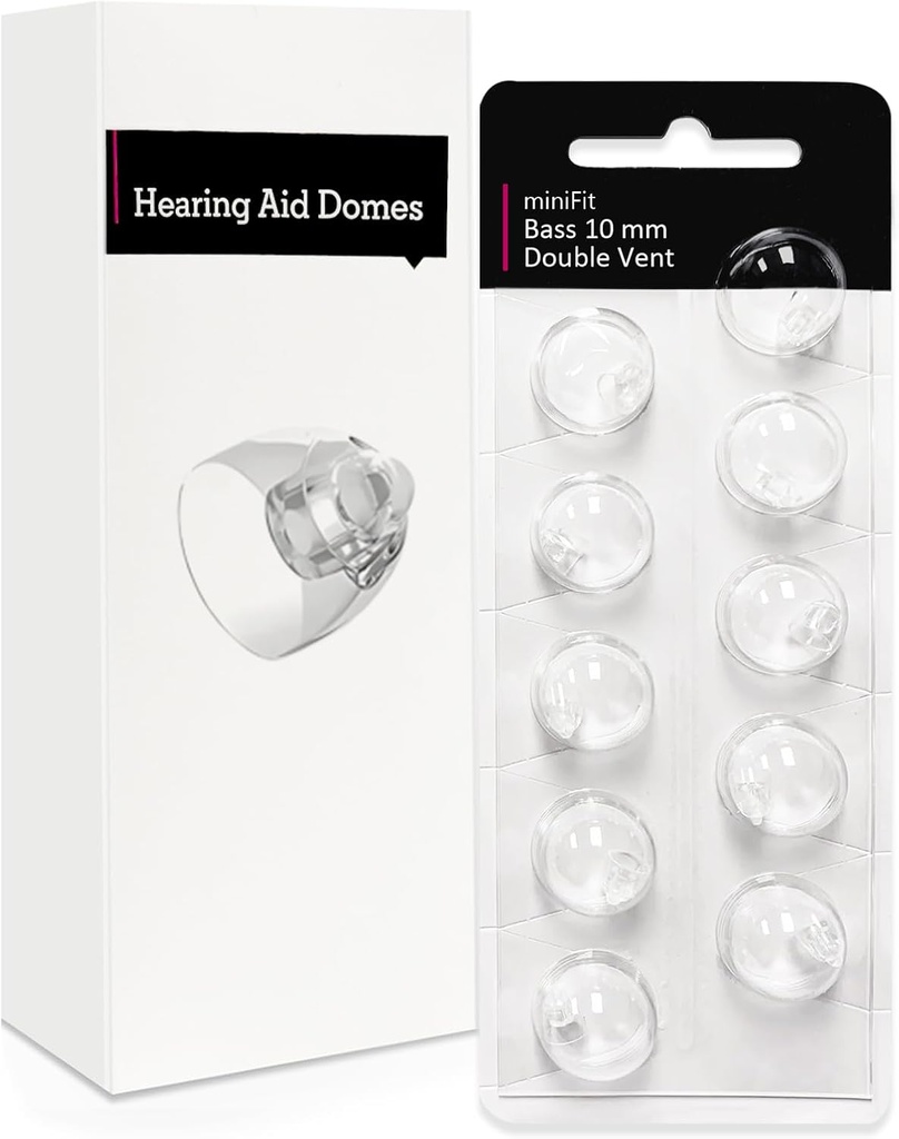 Dubbele Vent 10mm-Hoorhulp Domein voor Oticon Minifit, Oticon Hoortoestellen, Vervangingen Onderdelen Accessoires Universele Oticon Domein voor Hoortoestellen Reinigingssets (10 st.)