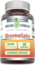 Verbazingwekkende Formules Bromelain 500mg 2400 GDU, 60 Veggie Capsules 