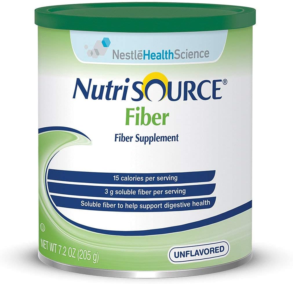 Orale supplement Nutrisource Fiber Unflavored 7.2 Oz. Kan Poeder Verkocht door elke