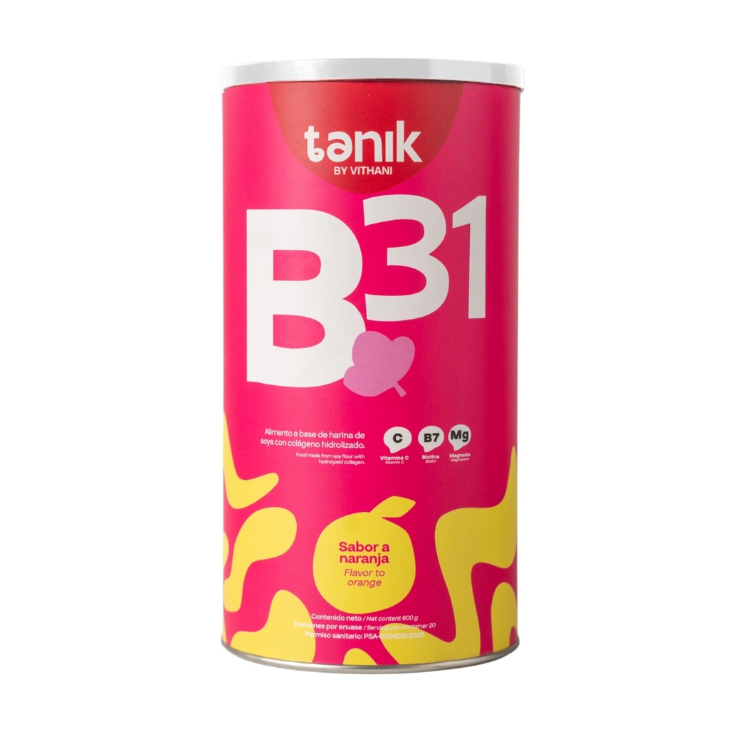 Vithani B31 Colageno met Magnesium Citrate, Vitamine D, Vitamine E en Biotine 