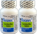 Floranex Probiotic for Colon Health Generic for Lactinex 50 Tablets per Fles Verpakking van 2 Totaal 100 Tablets