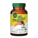 MegaFood Zink Supplementen - Vegan Immune Support Supplement met 22,5 mg Hoge Potentie Gefermenteerd Zink - Gemaakt met Real Food - Glutenvrij, Kosher - 60 tabletten, 60 porties