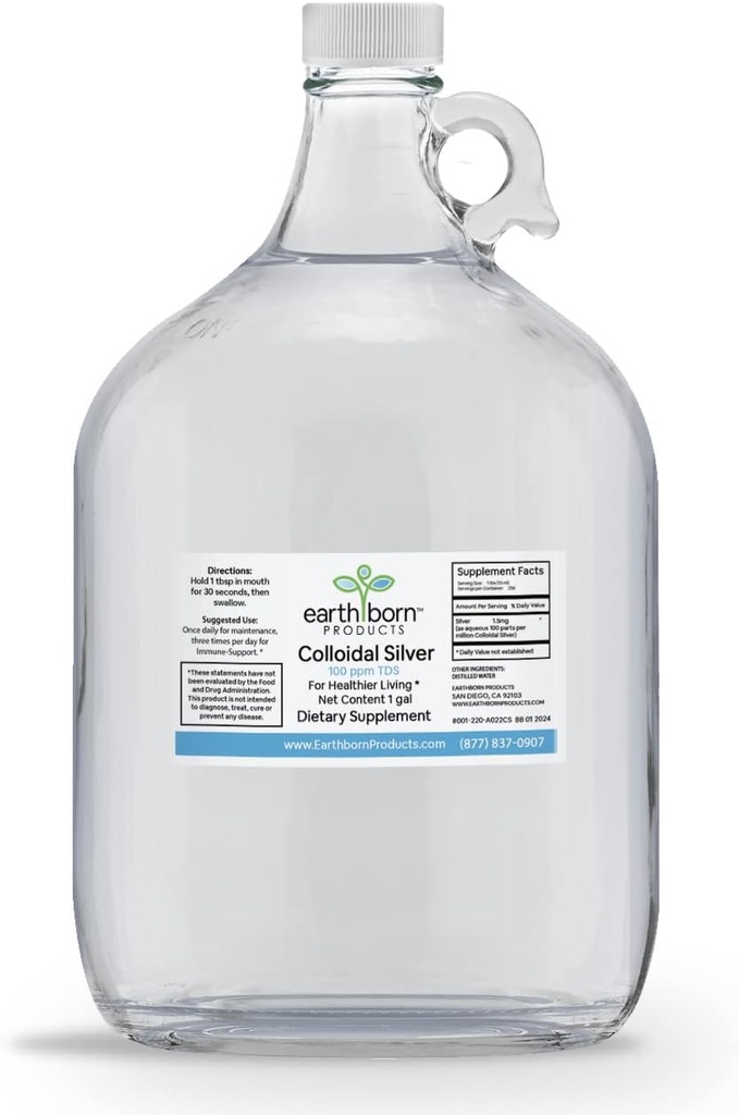 Monatomisch colloïdaal zilver (128OZ.)