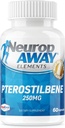Éléments NeuropAWAY Pterostilbène (60 capsules résistantes à l'acide de 250 mg par bouteille)