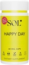 Happy Day Supplement: Het combineren van de natuurlijke kruiden eigenschappen van Collective Happiness Bark, Astragalus en Gingko Biloba om een gezonde levensstijl te ondersteunen - 60 Makkelijk doorslikken Capsules
