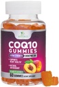 CoQ10 Gummies 100mg - 3X sterkte, hoge absorptie, antioxidant supplement voor de ondersteuning van de gezondheid van het hart en energieproductie, Ultra Co-enzym Q10 vitamines, Coq 10 supplementen, niet-GMO - 60 CoQ10 Gummies