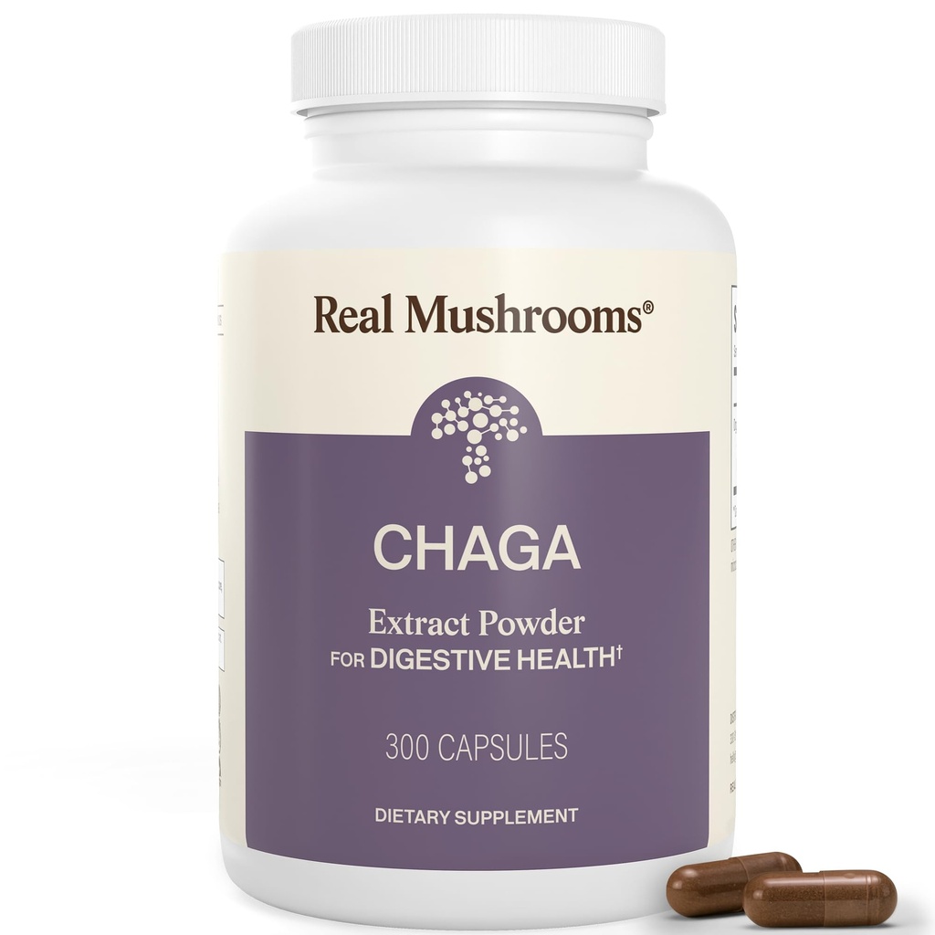 Real Paddenstoelen Chaga Paddenstoelen Capsules 
