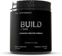 Bouw + GAA, voor spieropbouw en herstel, Raspberry Lemonade, Patent in afwachting van GAA + Creatine Monohydraat, Verbetert sterkte, prestaties en spiergroei - Creatine, GAA, Betaine - 30 Servers