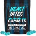 BEAST BITES - Creatine Infused Gummies - 5g Creapure Creatine Monohydrate Per Serving - NSF Certified for Sport - 30 Servings