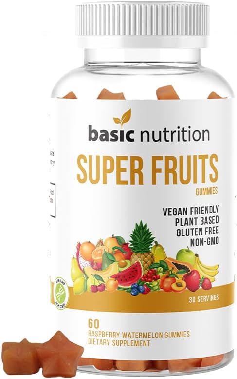 SuperFruits Gummies met Collageen-promoting gemengd fruit Blend voor schoonheid en huidverzorging 