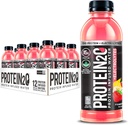 Proteïne2o + Elektrolyten, Lage Calorie Proteïne Geïnfundeerd Water, 15g Wei Proteïne Isolaat, Strawberry Banana, 16,91 floz (verpakking van 12)