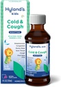 Hyland's Kids Cold and Cough, Nighttime Grape Flavor Cough Syrup Medicine voor kinderen leeftijden 2 en ouder, Decongestant, Sore Throat, en slapeloosheid Verlichting van de algemene koude symptomen, 4 Fl Oz