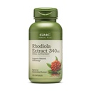 GNC Herbal Plus Rhodiola Extract 340mg, 100 Capsules, Ondersteunt natuurlijke welzijn