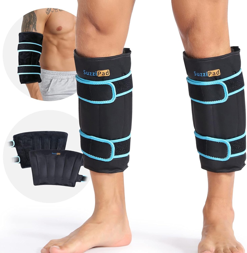 SuzziPad 360° Cold Pack voor Kalf, Shin, Arm & Elbow 