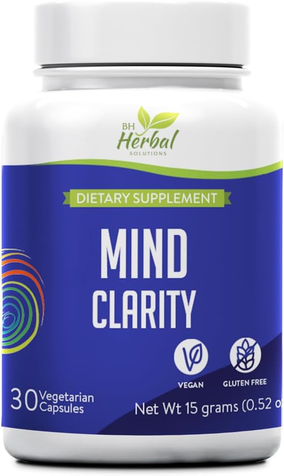 Mind Clarity - Mood Stabilizer - Verbetert focus en concentratie - 100% kruiden en natuurlijk