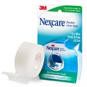 Nexcare Flexibele Clear Tape, Waterdichte Transparante Medische Tape, Beveiligt Jurken en Katheter Tubing - 1 In x 10 Yds, 1 Rol van Tape