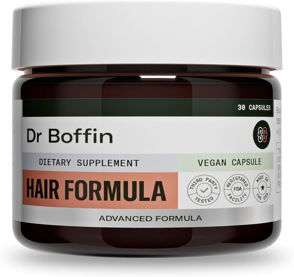 Hair Formula for Men & Women 23-in-1 - Potiënt supplement voor snellere haargroei en dikte met Biotin 6000 mcg - Vitamine en Herbal Advanced Formula - slechts één capsule per dag (30-DAY  LEVERING)