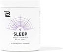 TB12 Slaap - Slaapsupplement met Magnesium, L-Theanine, Kamille, GABA, en Melatonine om te vallen Slaap sneller, bevorderen ontspannen, en verbeteren slaapkwaliteit. Stress en Mood Nightly Ondersteuning