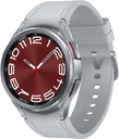 SAMSUNG Galaxy Watch 6 Classic 43mm Bluetooth Smartwatch, Rotating Bezel, Fitness Tracker, Gepersonaliseerde HR Zones, Geavanceerde slaapcoaching, Hartmonitor, BIA Sensor, Health Insights, US Version Silver