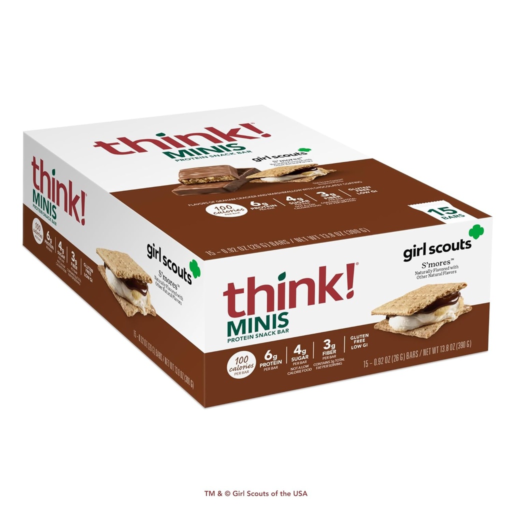 Denk na! Meisjes Scout Minis, S'mores, 15 Tellingen