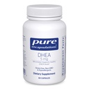 Pure Encapsulations DHEA 5 mg - Immune Support & Hormonen Balance* - Micronized DHEA - Glutenvrij & Vegan - 60 capsules